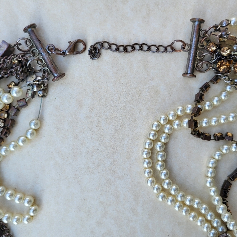 Vintage beaded necklace - Picture 3 of 3